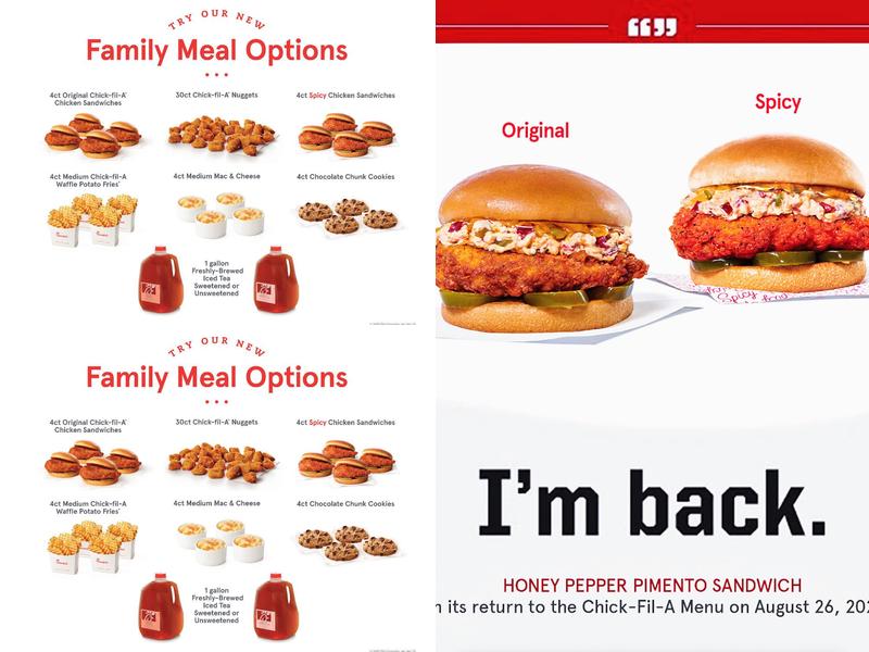 Chick-fil-A Menu