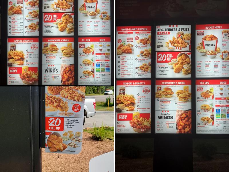 KFC Menu