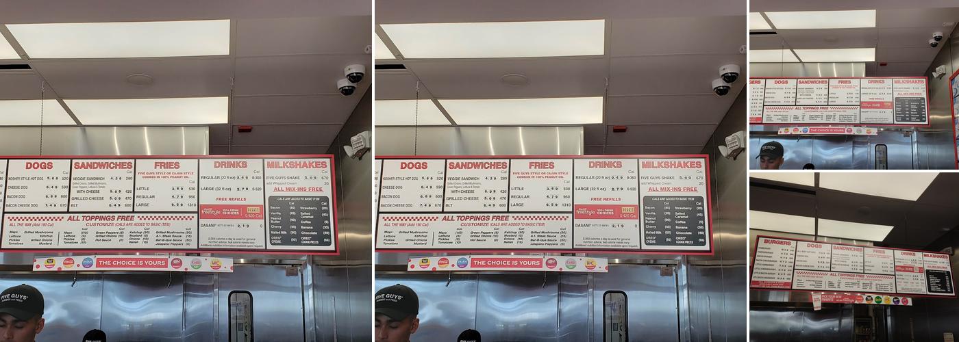 Five Guys Menu