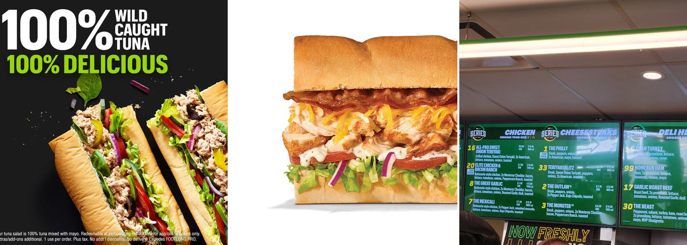 Subway Menu