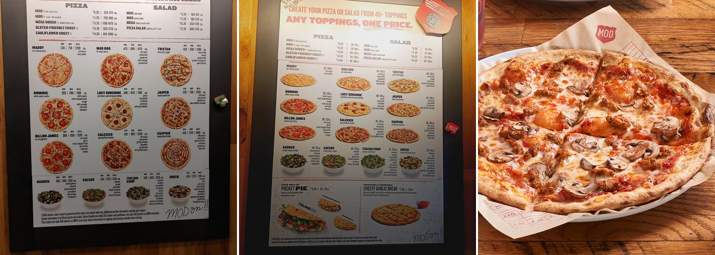 MOD Pizza Menu