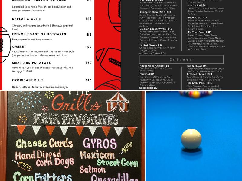 The Grill Menu