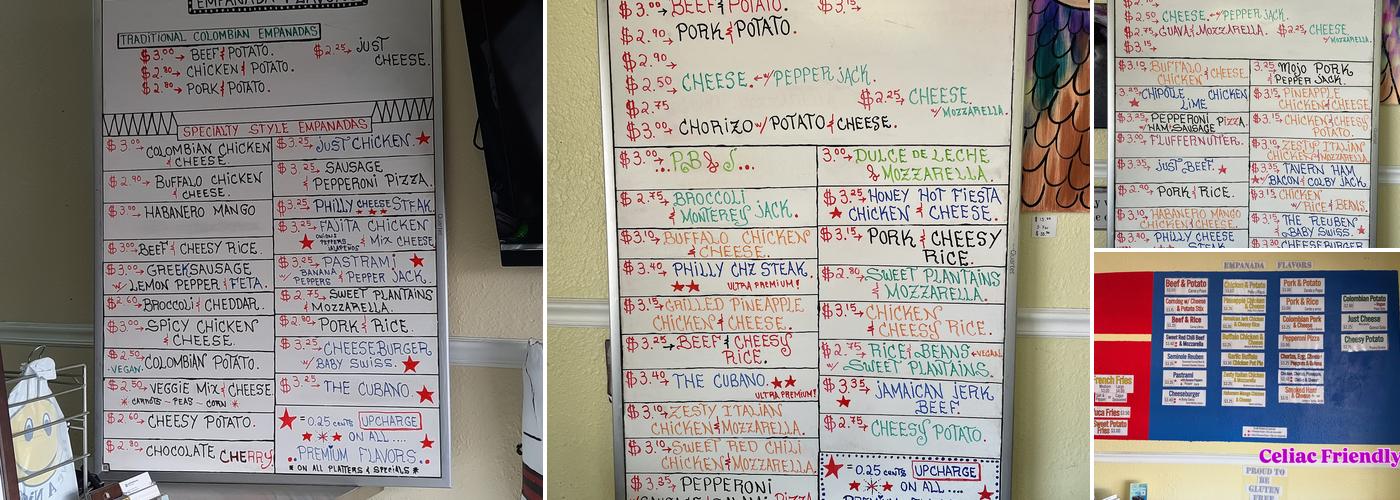 Empanada Brothers Menu