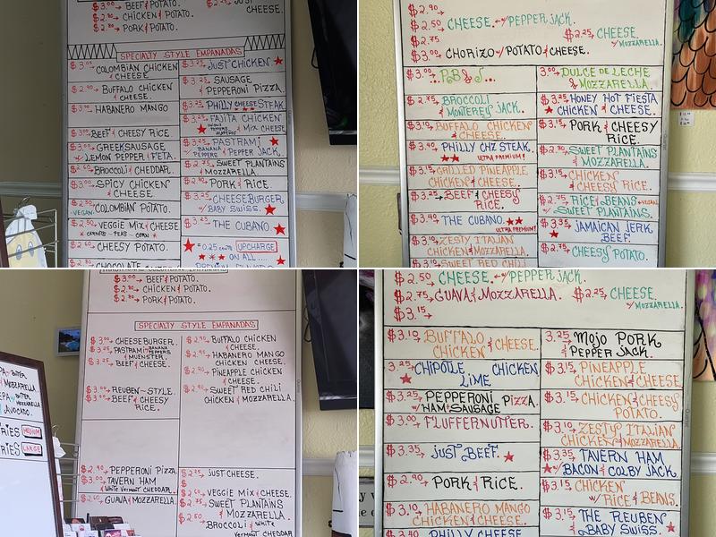 Empanada Brothers Menu