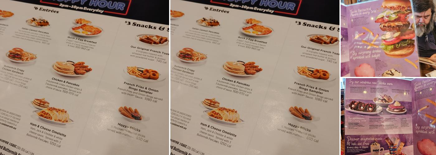 IHOP Menu