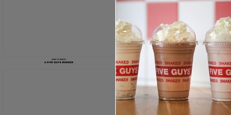 Five Guys Menu