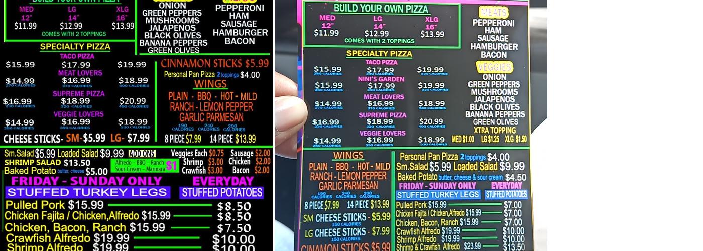 Laffy Happy Menu