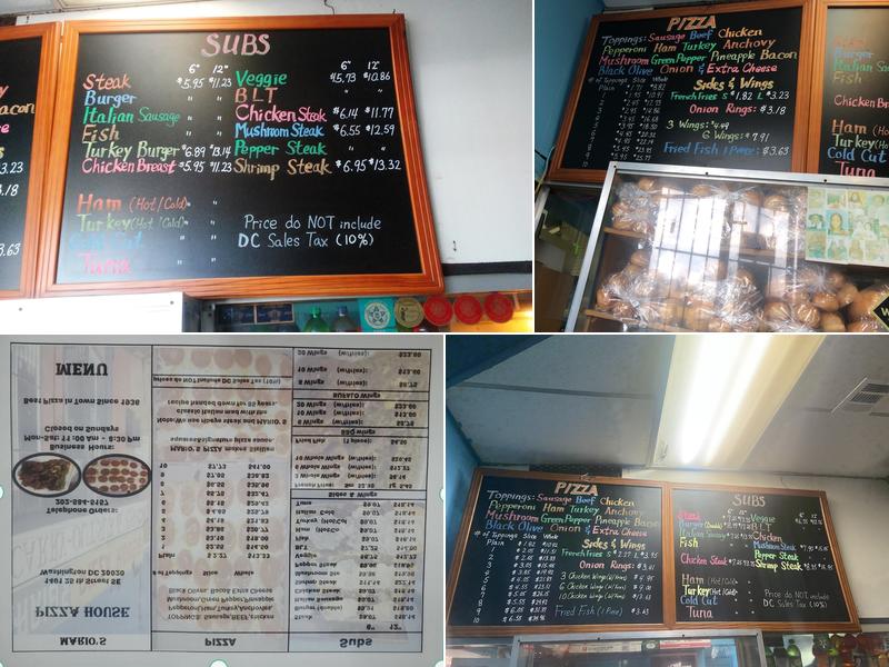 Mario's Pizza House Menu