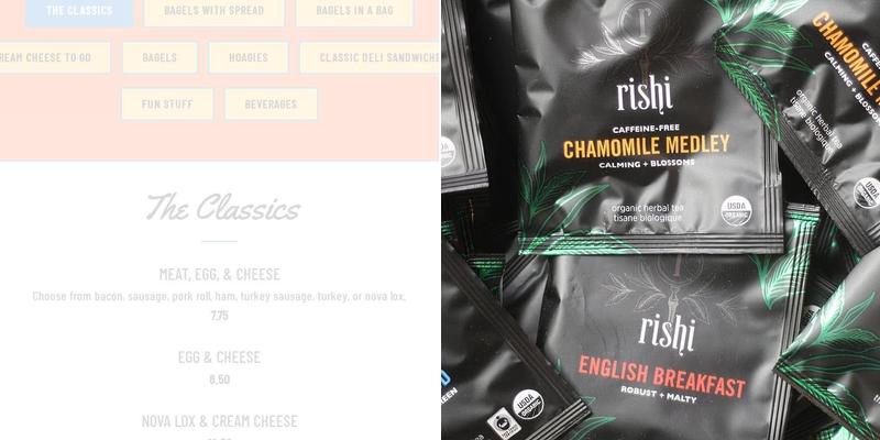 Bagel Bin Enchanted Forest Menu