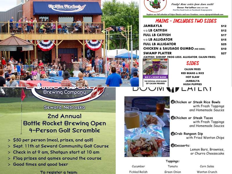 Bottle Rocket Brewing Co. Menu