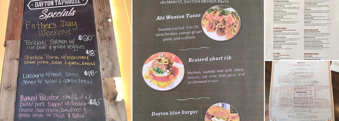 Dayton Taphouse Menu