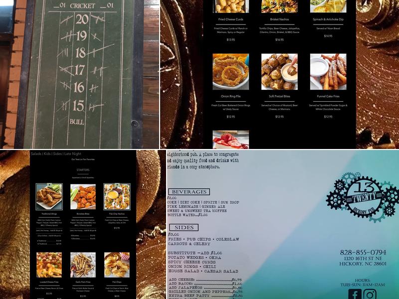 13 Twenty Hickory Pub - 1320 Pub Menu