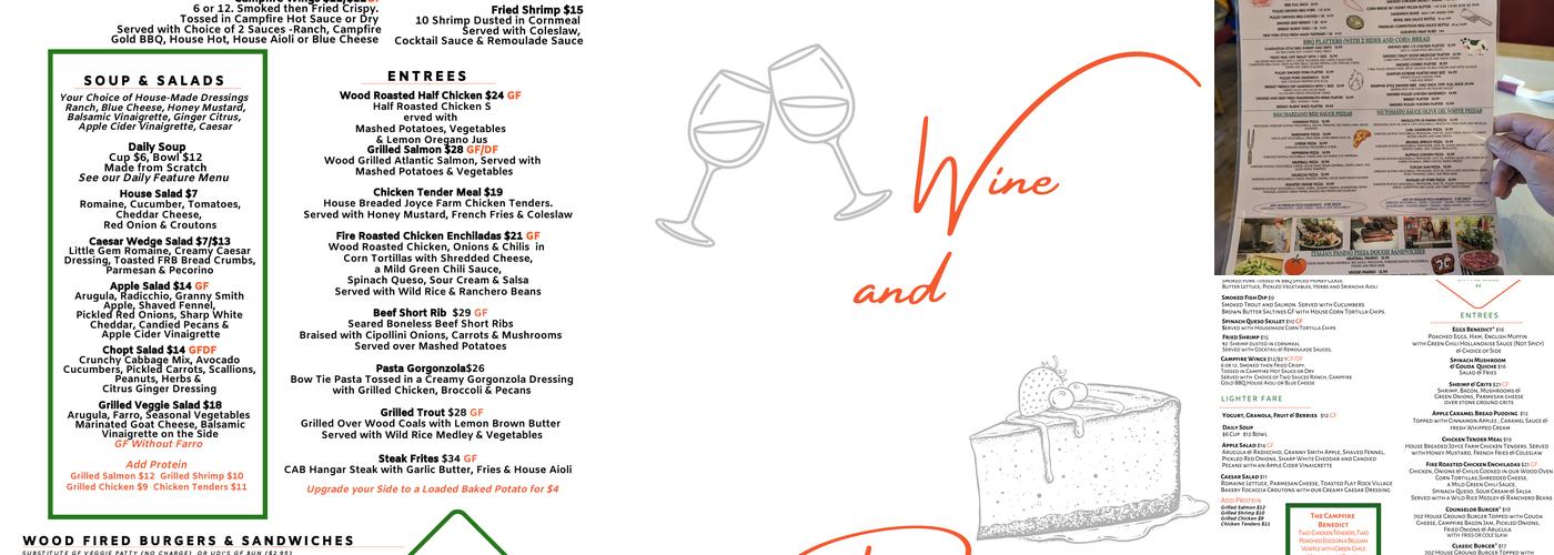 Campfire Grill Menu