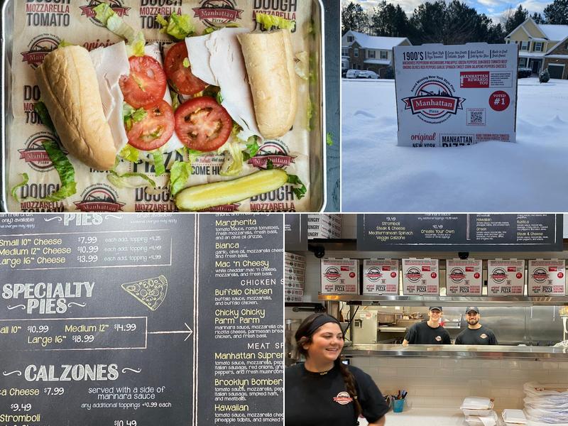 Manhattan Pizza Menu
