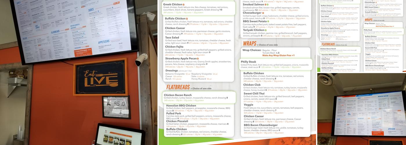 UpFresh Kitchen Menu