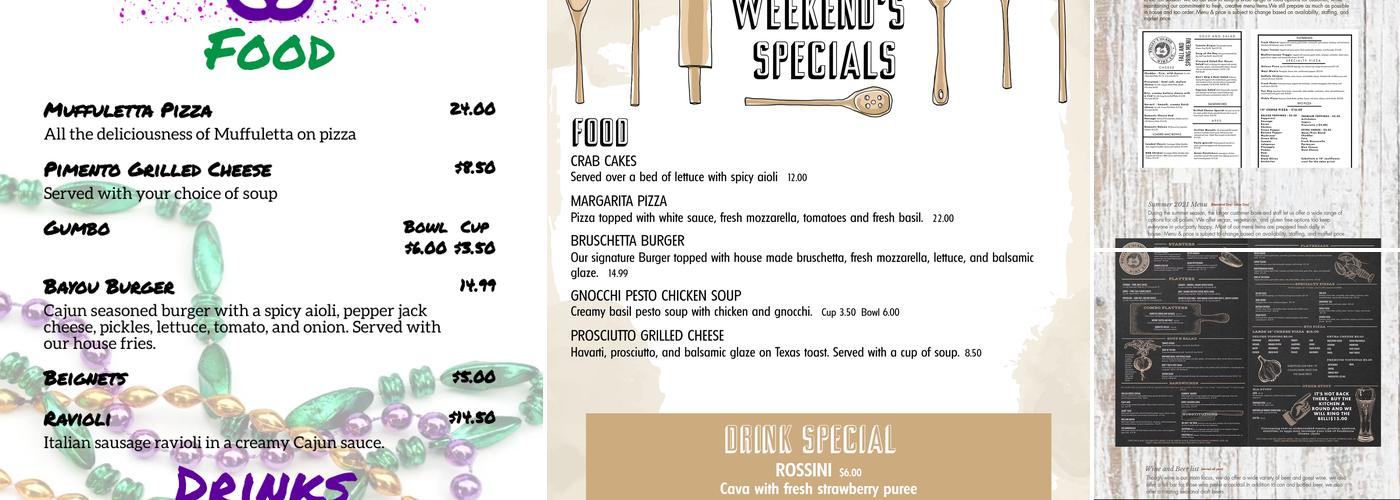 Kelleys Island Wine Co. Menu