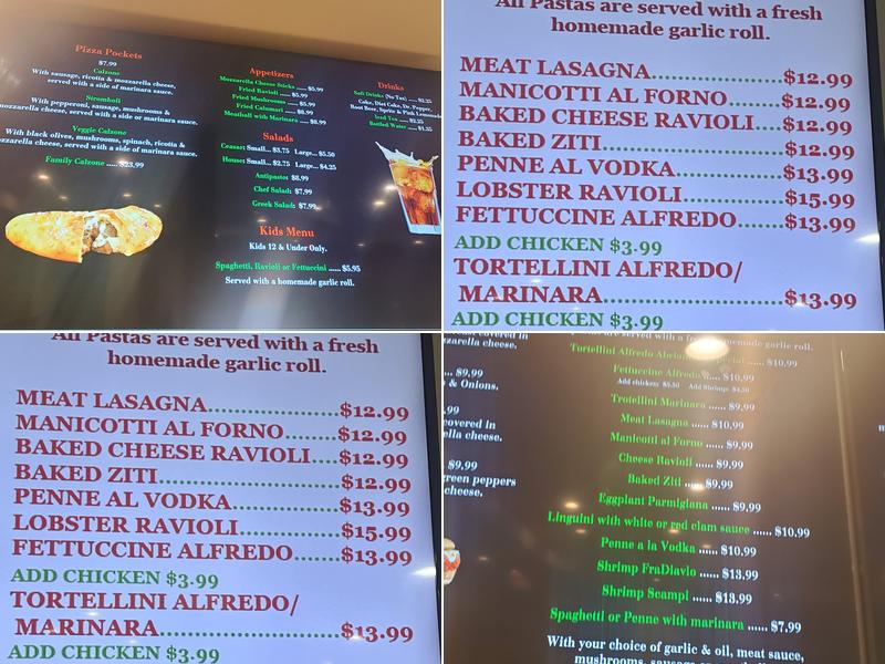 Jet's NY Slice Menu