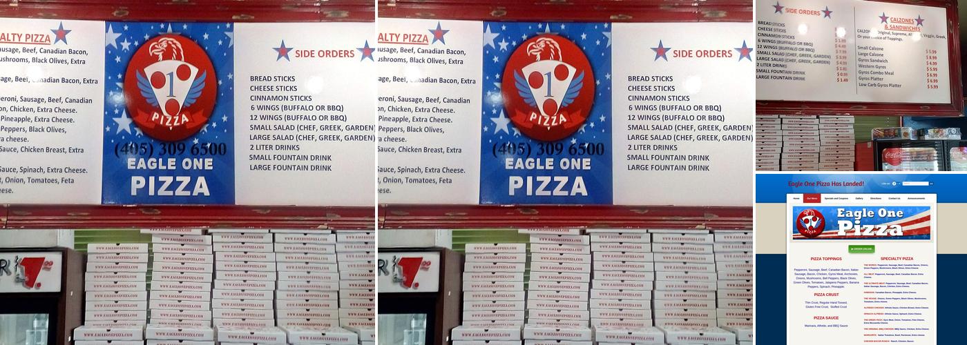 Eagle One Pizza Menu