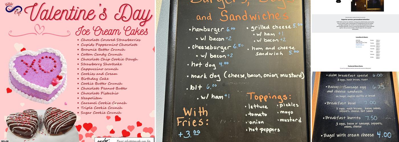 HHM Cafe Menu