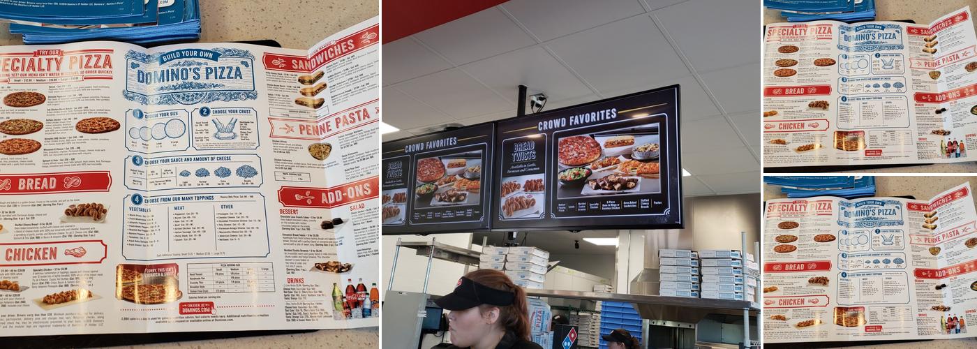 Domino's Pizza Menu