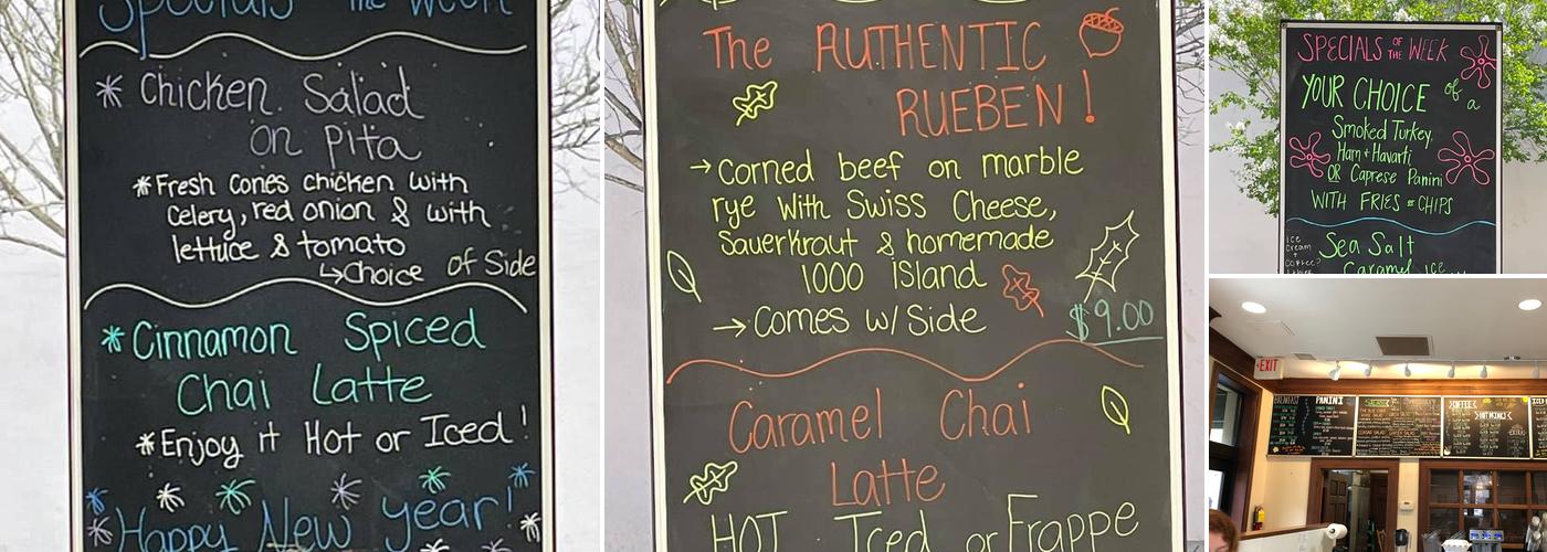 Blue Canoe Restaurant Menu