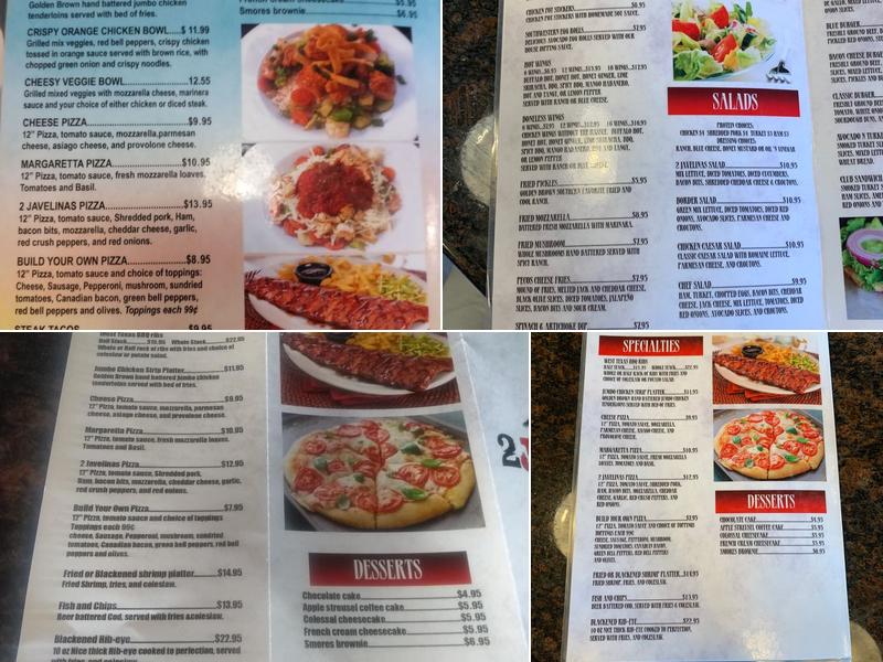 2 Javelinas Draft House, Pecos - Menu, Reviews (146), Photos (33 ...