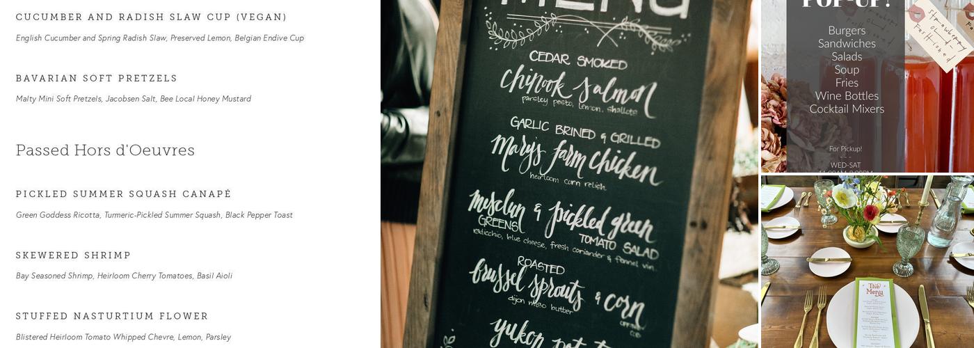 White Pepper Menu