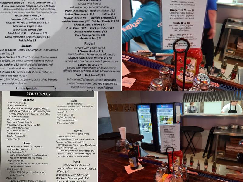 Contender's Pizzeria & Arcade Menu