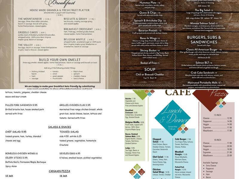Laurel Lounge Menu