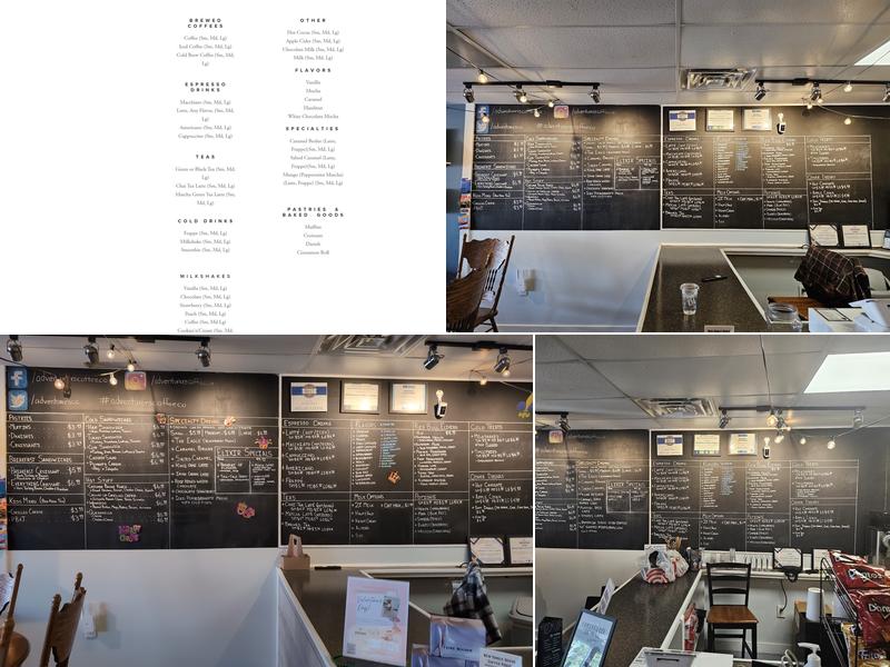 Adventurer's Coffee Co. Menu