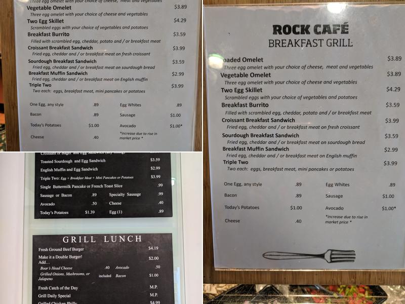 Oracle Cafe Menu