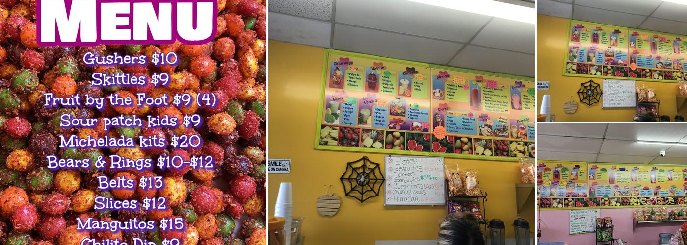 Munchies Water & Juice Menu