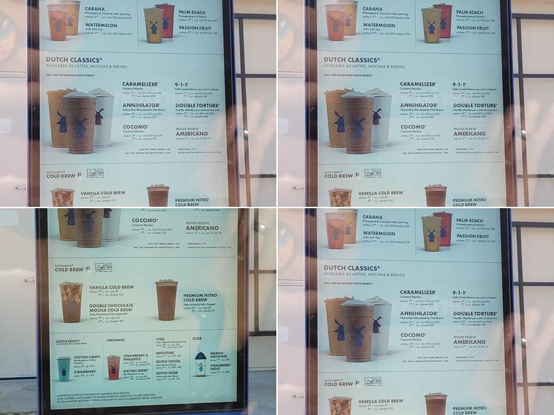 Dutch Bros Coffee Menu