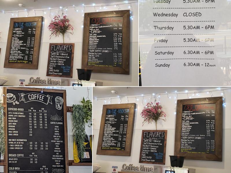 Crobean Cafe & Bakery Menu