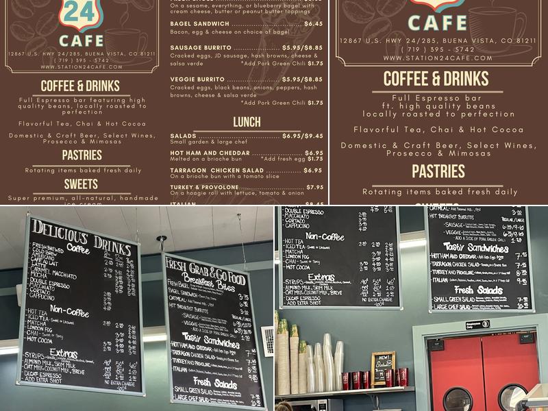 Station 24 Cafe Menu