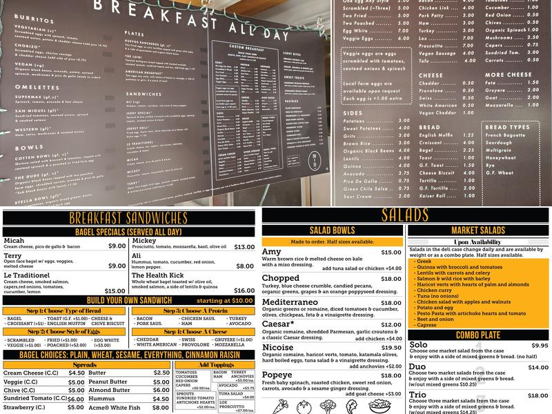 Jour De Fête Menu