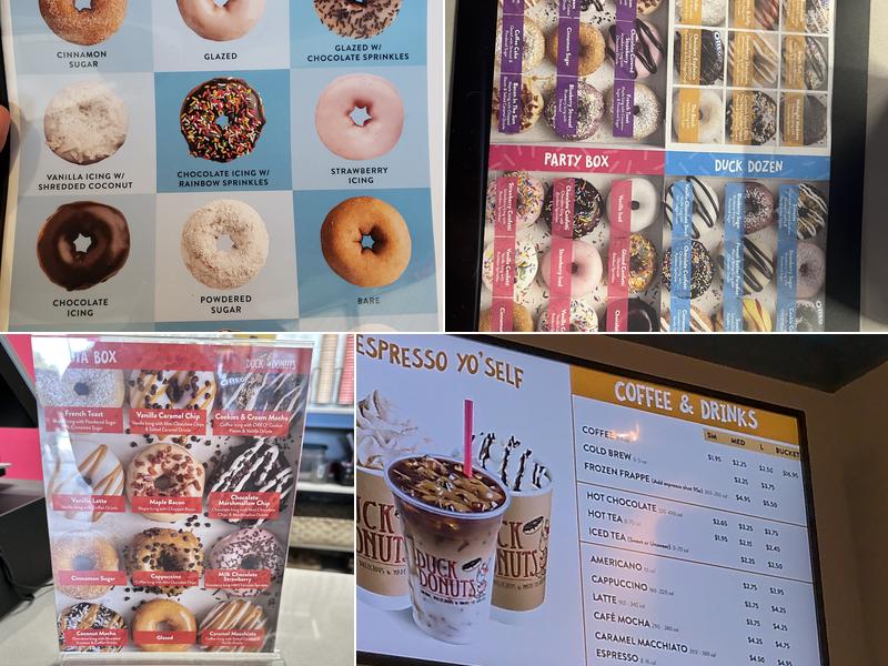 Duck Donuts Menu