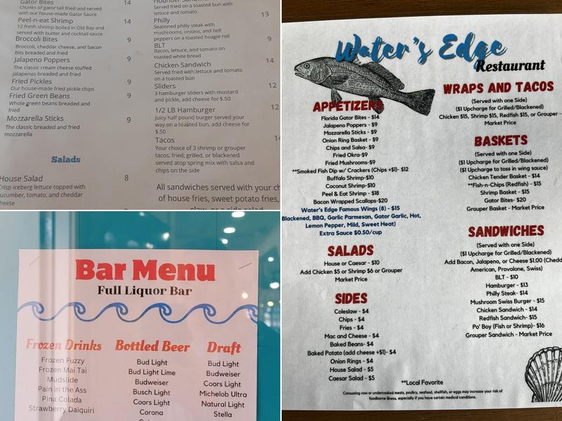 Who Dat Bar & Grill Menu