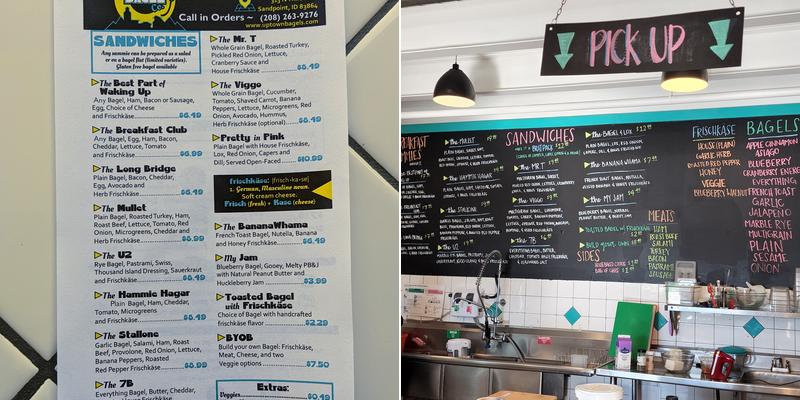 Uptown Bagel Co. Menu