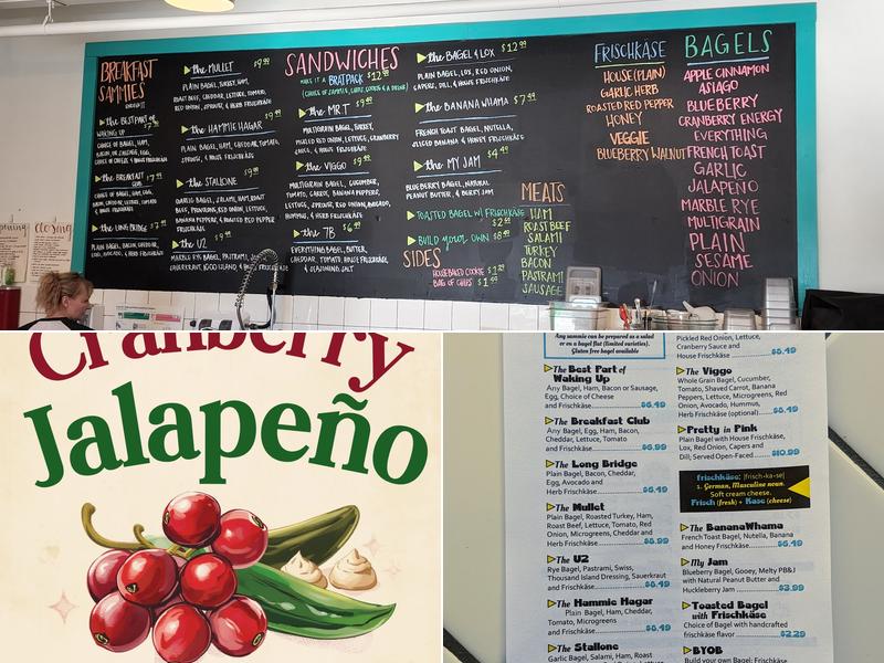 Uptown Bagel Co. Menu