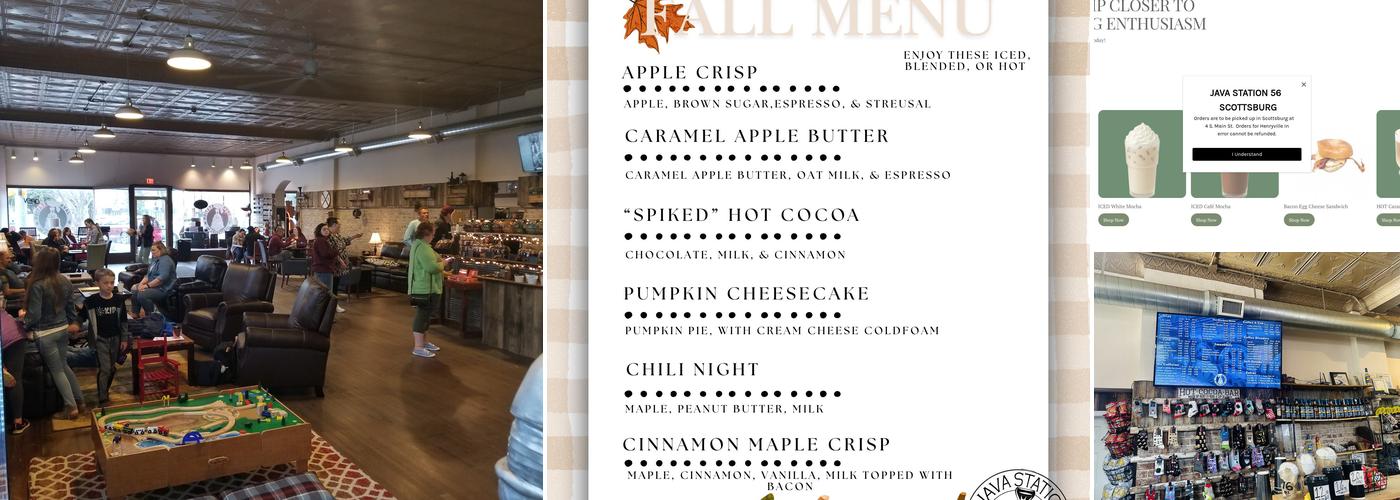 Java Station 56 Menu