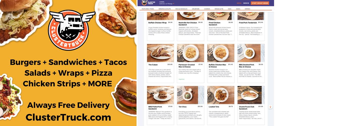 ClusterTruck Menu