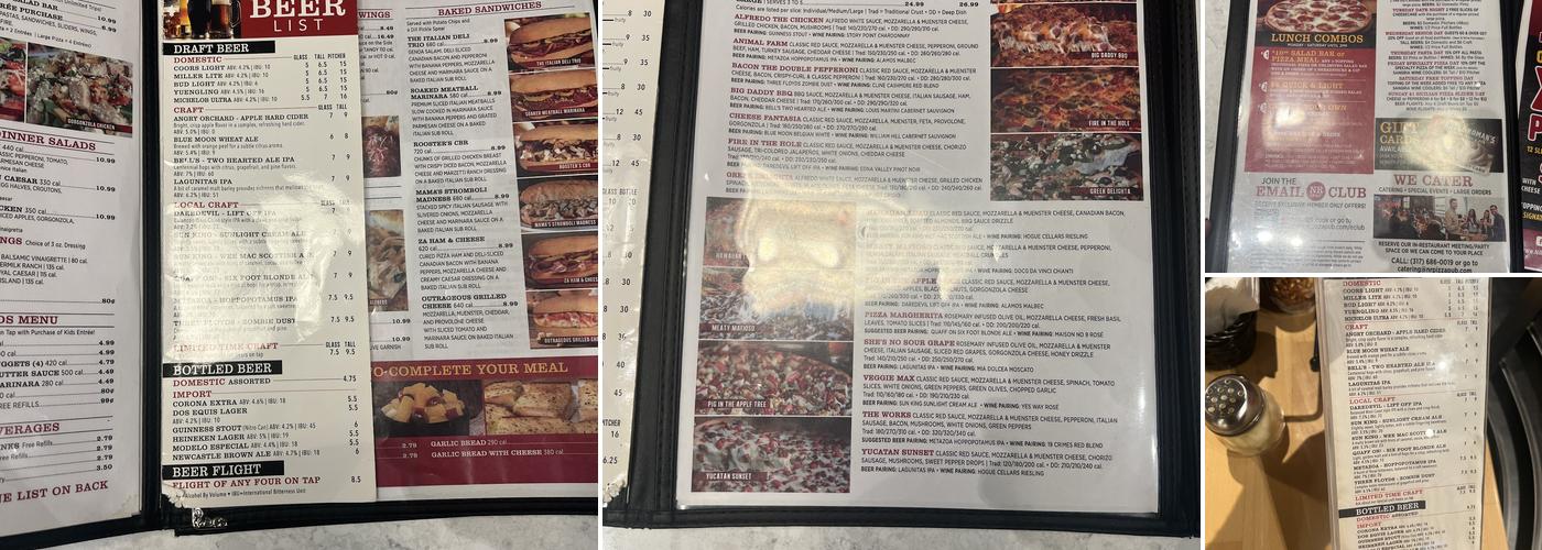 Noble Roman's Craft Pizza & Pub Menu