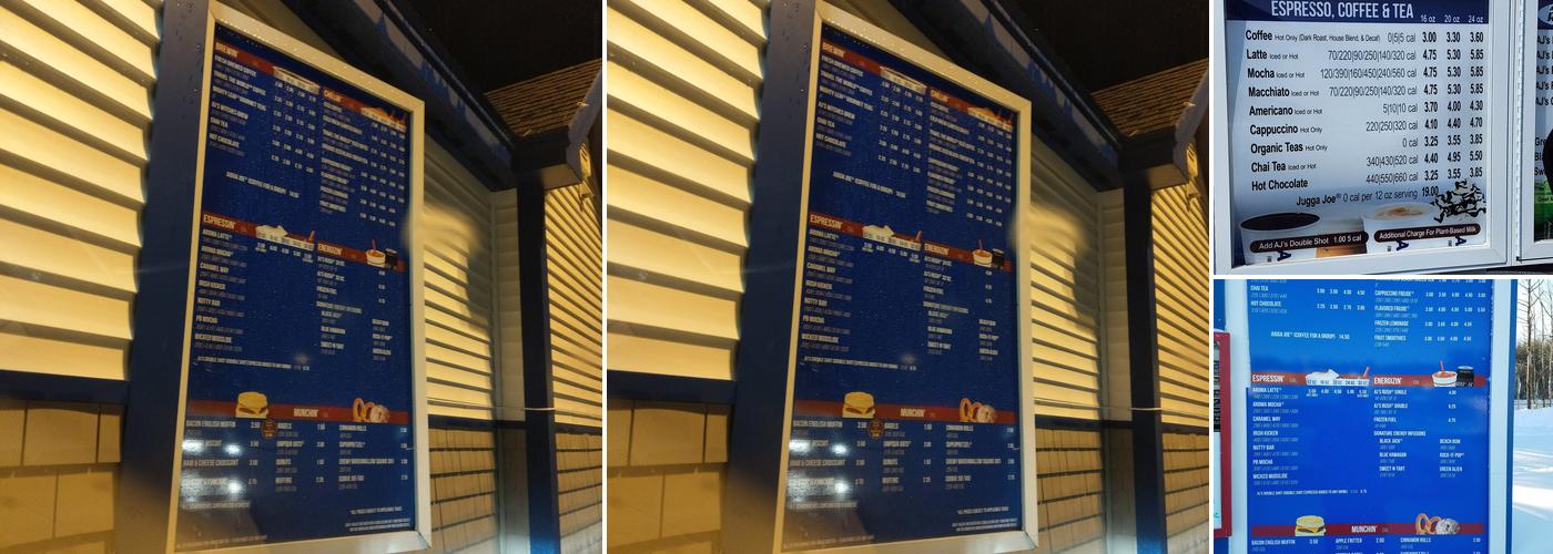 Aroma Joe's Coffee Menu