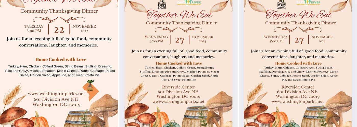 The Riverside Center Menu