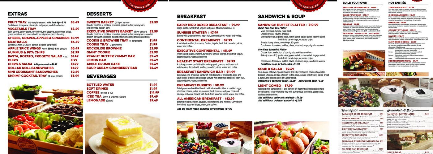 Apple Spice Box Lunch Delivery & Catering Columbia, MD Menu