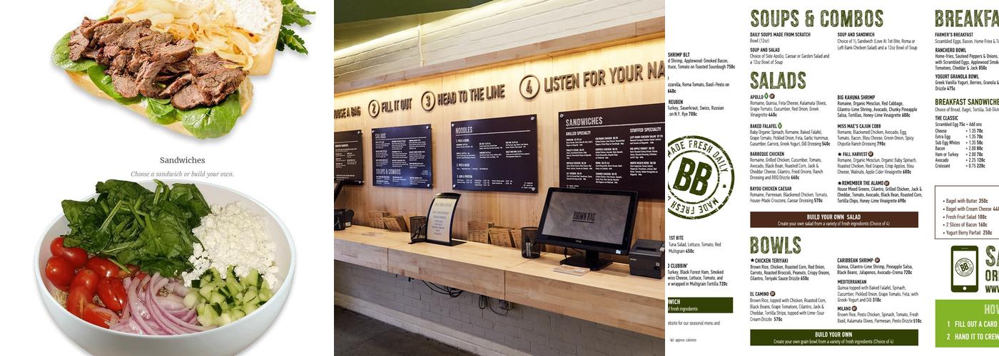 Brown Bag Menu