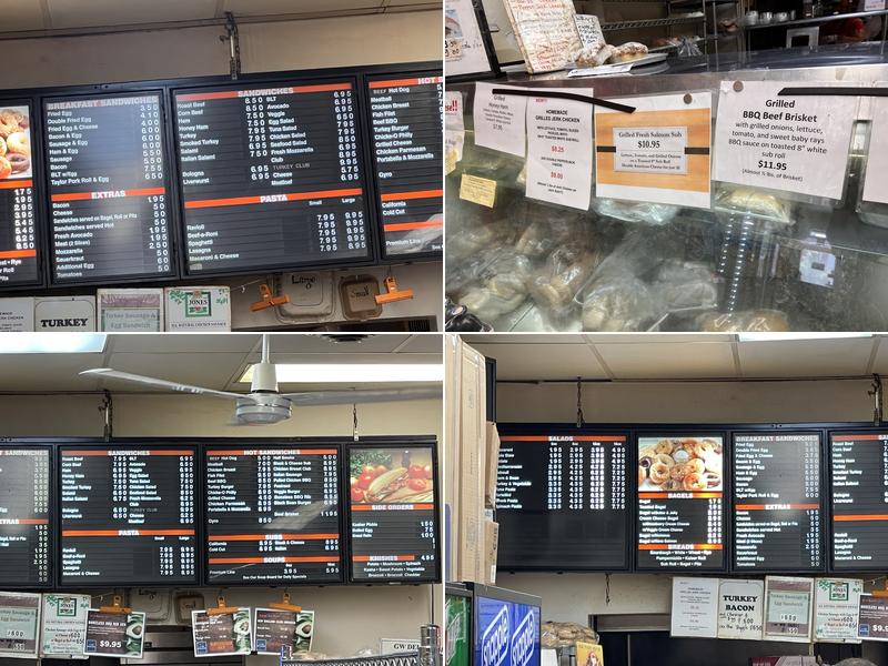 GW Delicatessen Menu