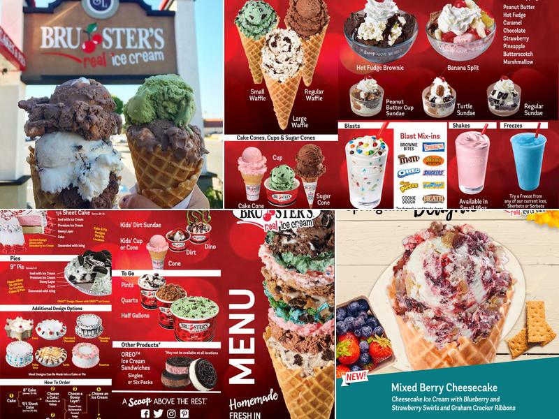 Bruster's Real Ice Cream Menu