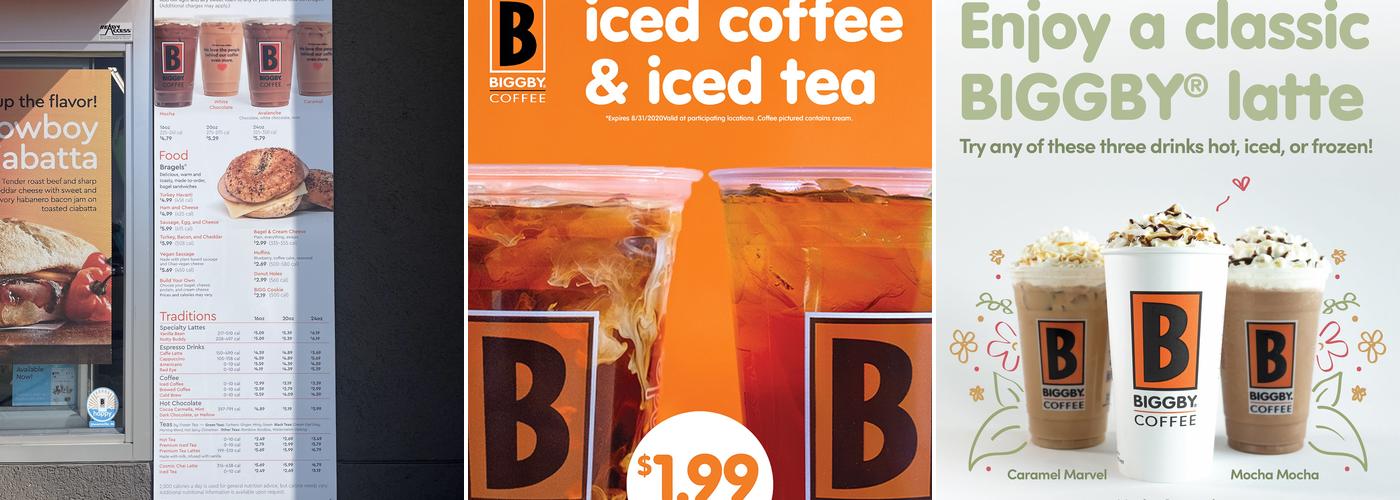 BIGGBY COFFEE Menu